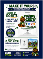 Custom Prepare with CERT Kits – 100 Pack