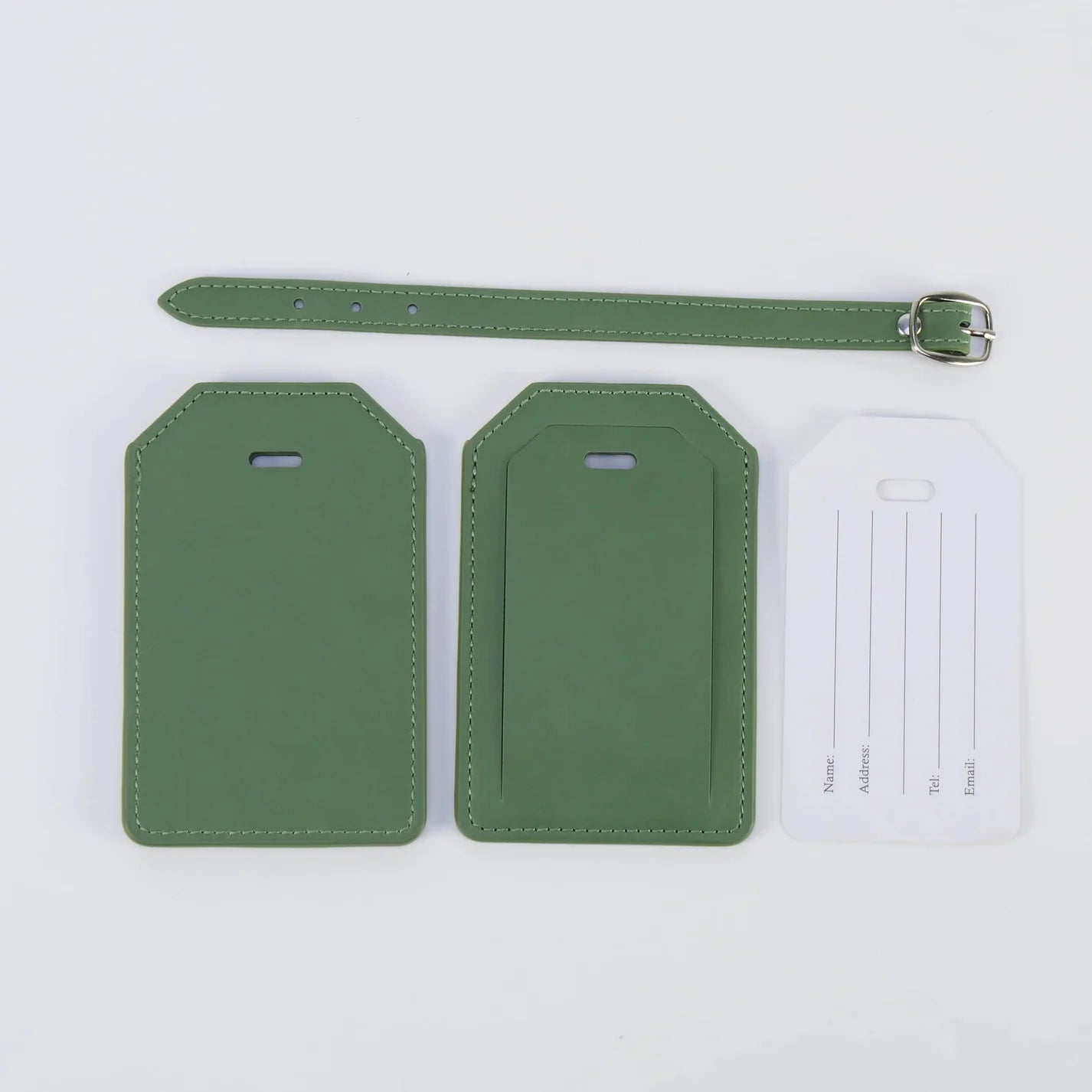 Laserette Leatherette Luggage Tag