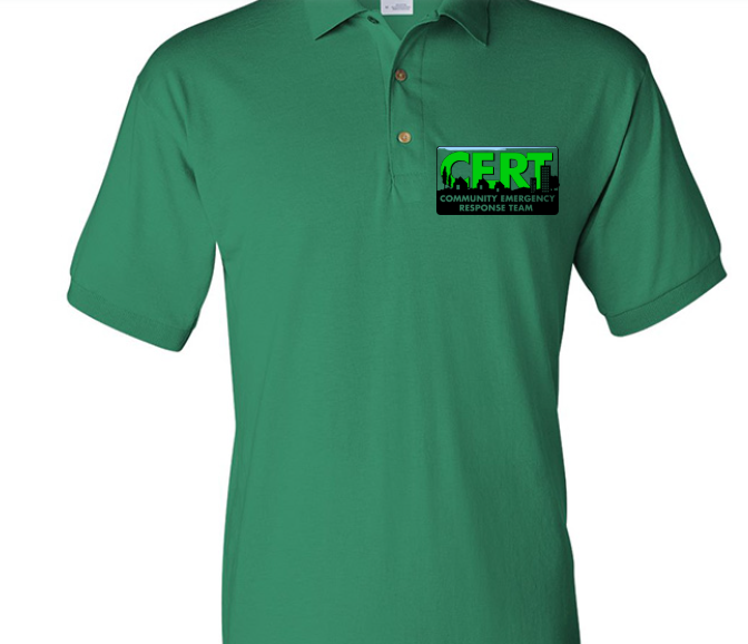 Customizable Polo with National CERT Logo Embroidered (COMING SOON)