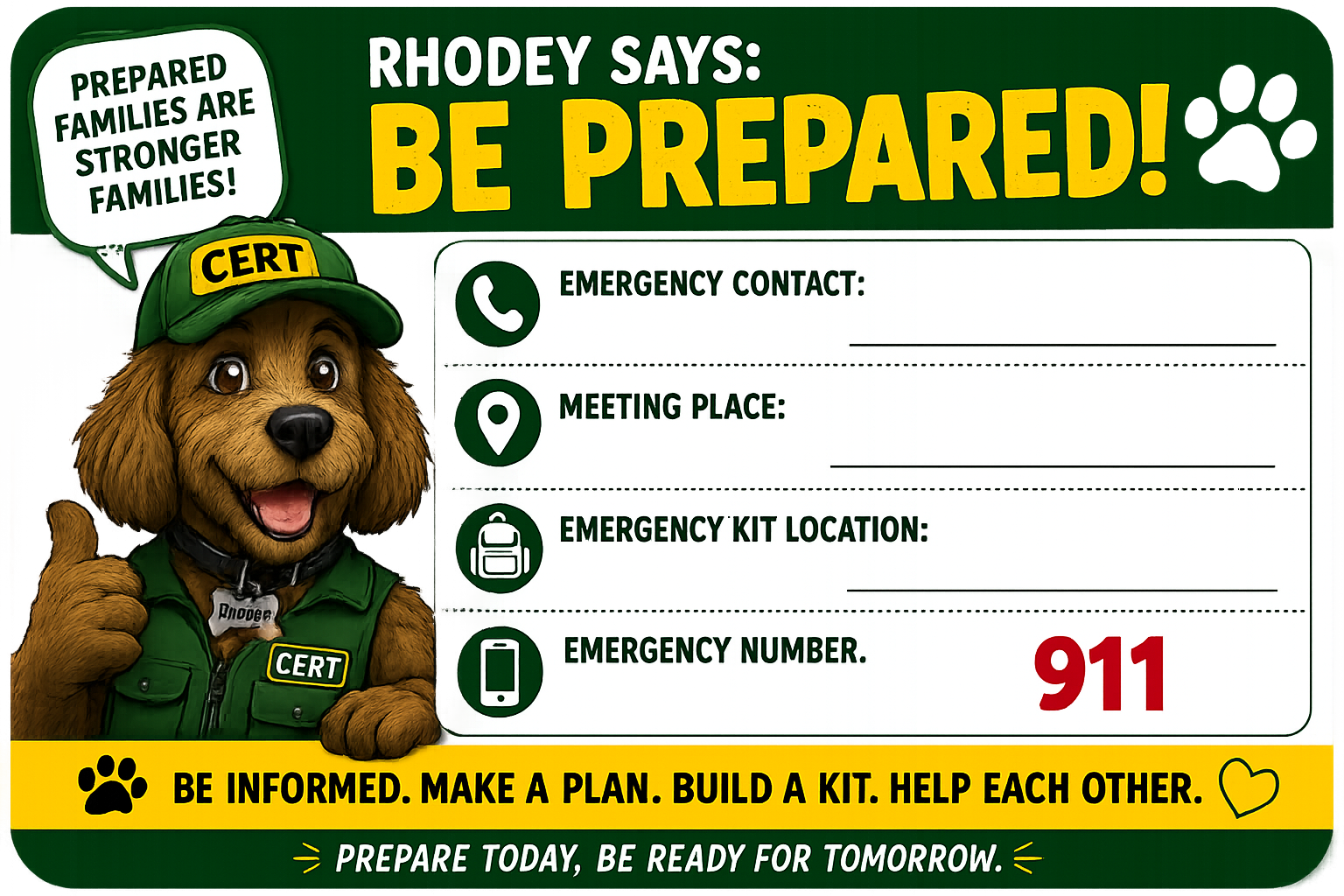 Custom Prepare with CERT Kits – 100 Pack
